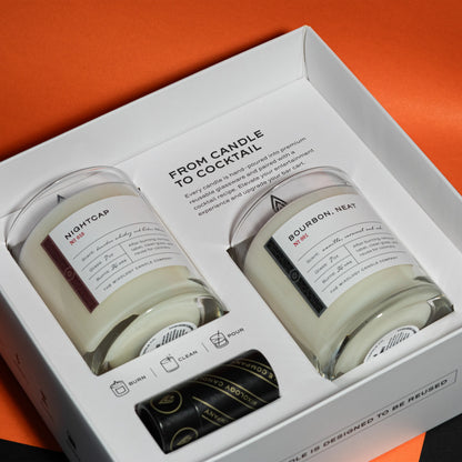 Premium Gift Box (2 Candles + Matches) – Wixology Candle Company