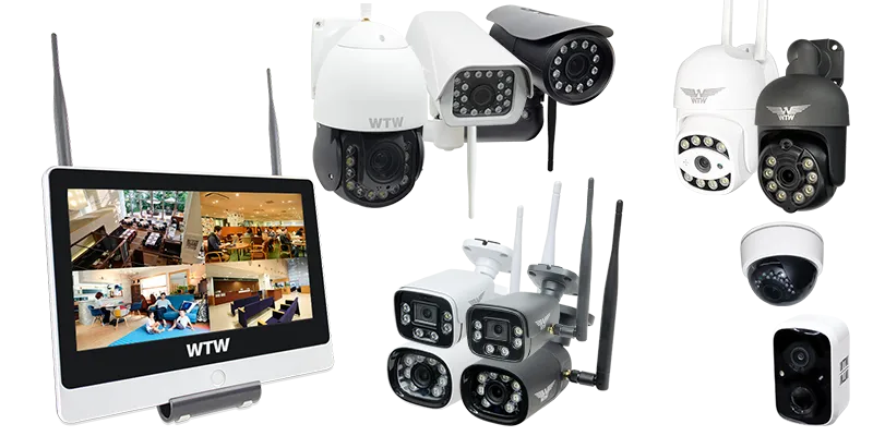 公式WTW塚本無線】防犯カメラ住宅・事務所・工場監視防犯カメラと録画