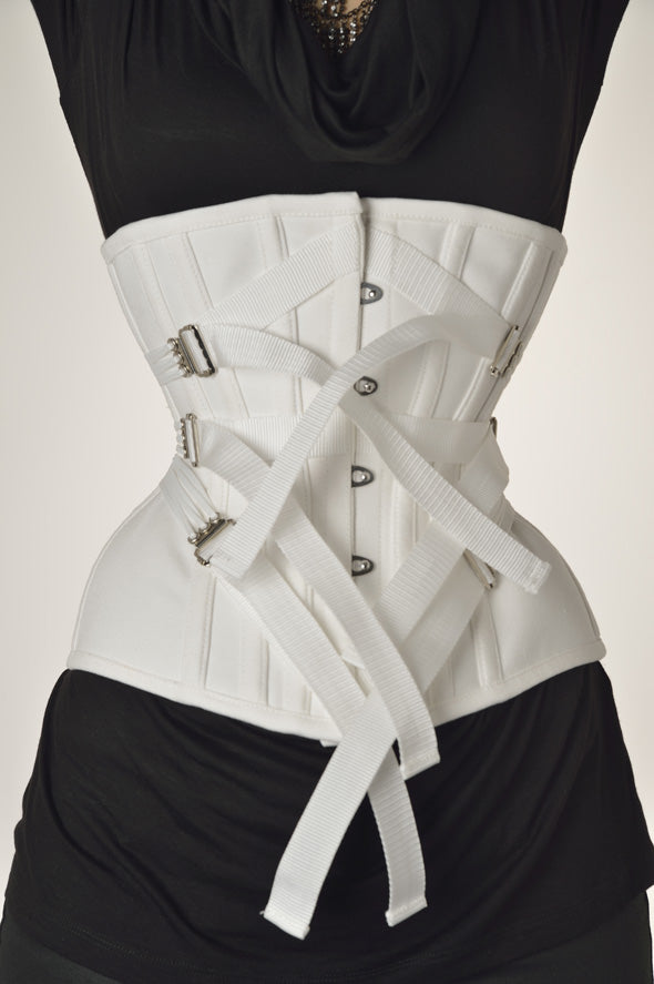 Sandglass-shaped Fan Lacing Corset (Underbust) | PureOne Corset