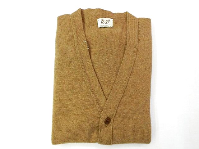 ウィリアムロッキー ラムウール カーディガン SAVANNAH (キャメル