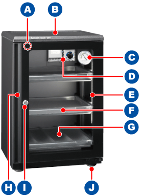 全自動防湿保管庫（デシケーター）ED-80CATP3(B)｜東洋リビング株式会社
