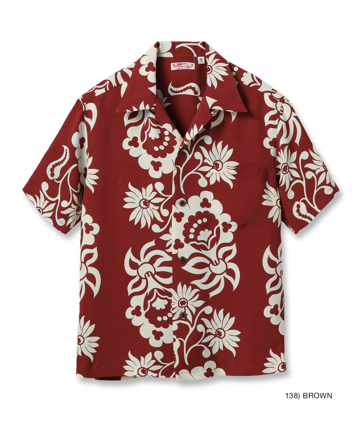 Lot No. SS39216 / RAYON HAWAIIAN SHIRT “SUNLIGHT FLOWER” - SUN