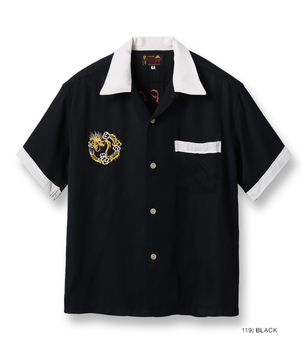 Lot No. TT39102 / SUKA BOWLING SHIRT “DRAGON HEAD” - TAILOR TOYO
