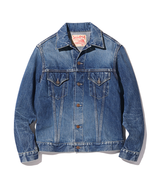 Lot No. SC11962SW-429 / 14oz. DENIM JACKET 1962 AGED MODEL - SUGAR