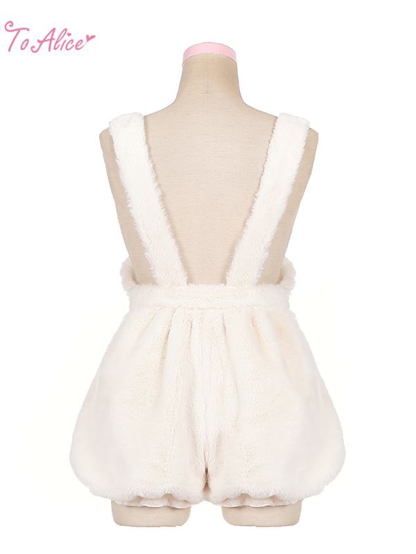 ToAlice タグ付き 新品 ゆめかわうさぎサロペットかぼちゃパンツ 未