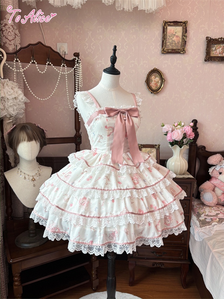 ToAlice】L1667 Make Teddy Bearジャンパースカート【30％OFF】 - To Alice