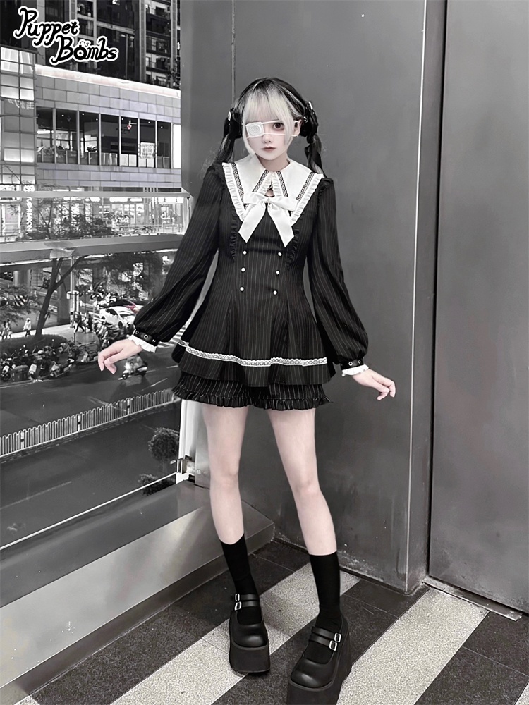 PuppetBombs】Q349 ピンストライプセットアップ - To Alice