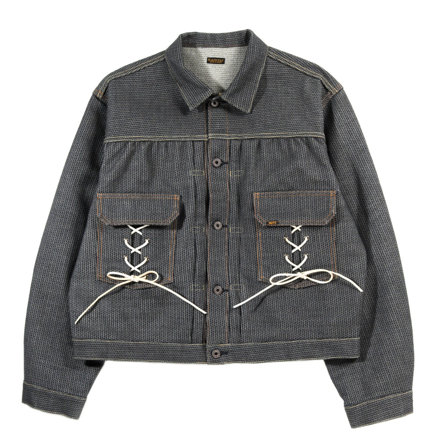 KAPITAL KOUNTRY CENTURY DENIM LACE-UP 2ND JACKET NO.7-S | TODAY