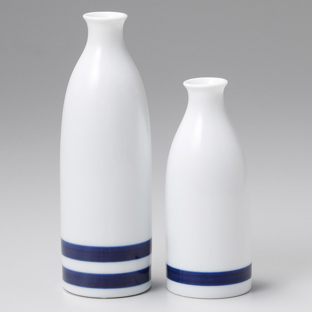 蛇ノ目本二号徳利(左側の大きい方です)(徳利・盃)|食器通販の陶磁庵