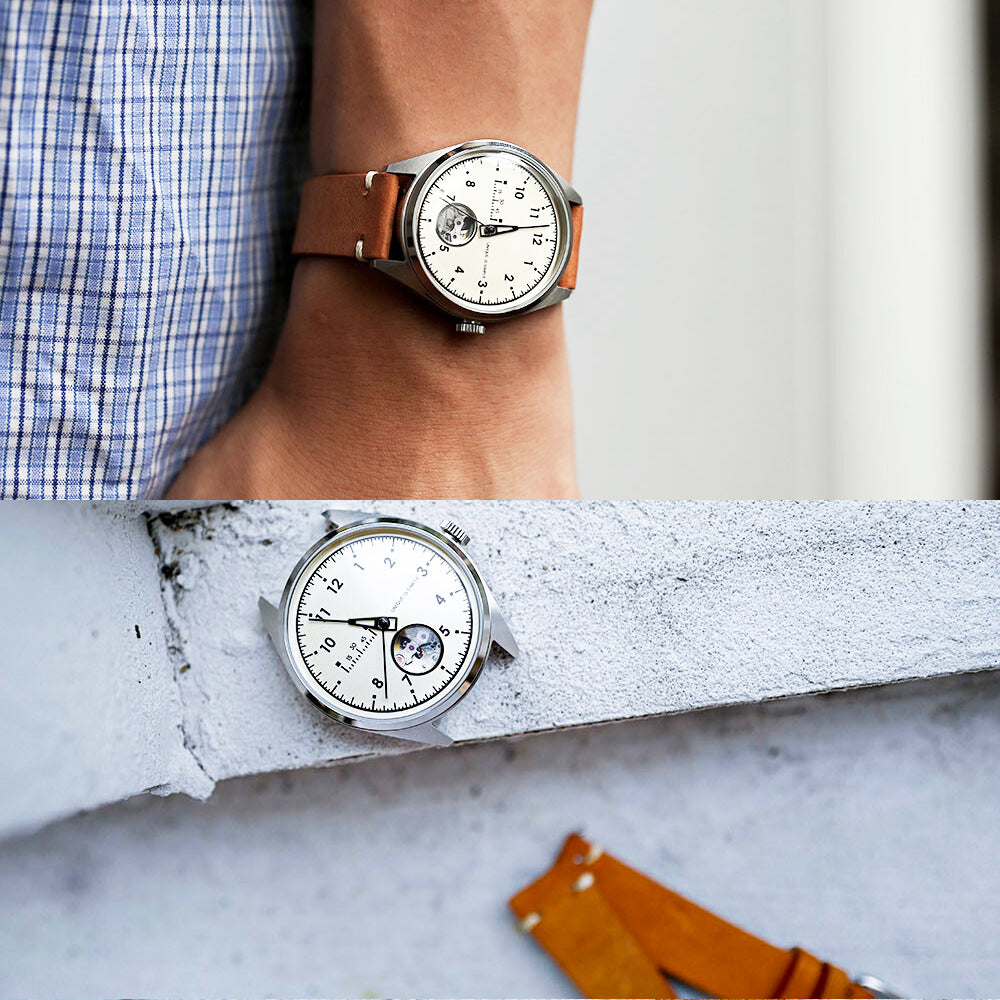 TACS TIME RULER TS2204B 2針自動巻き腕時計 タックス 腕時計 メンズ