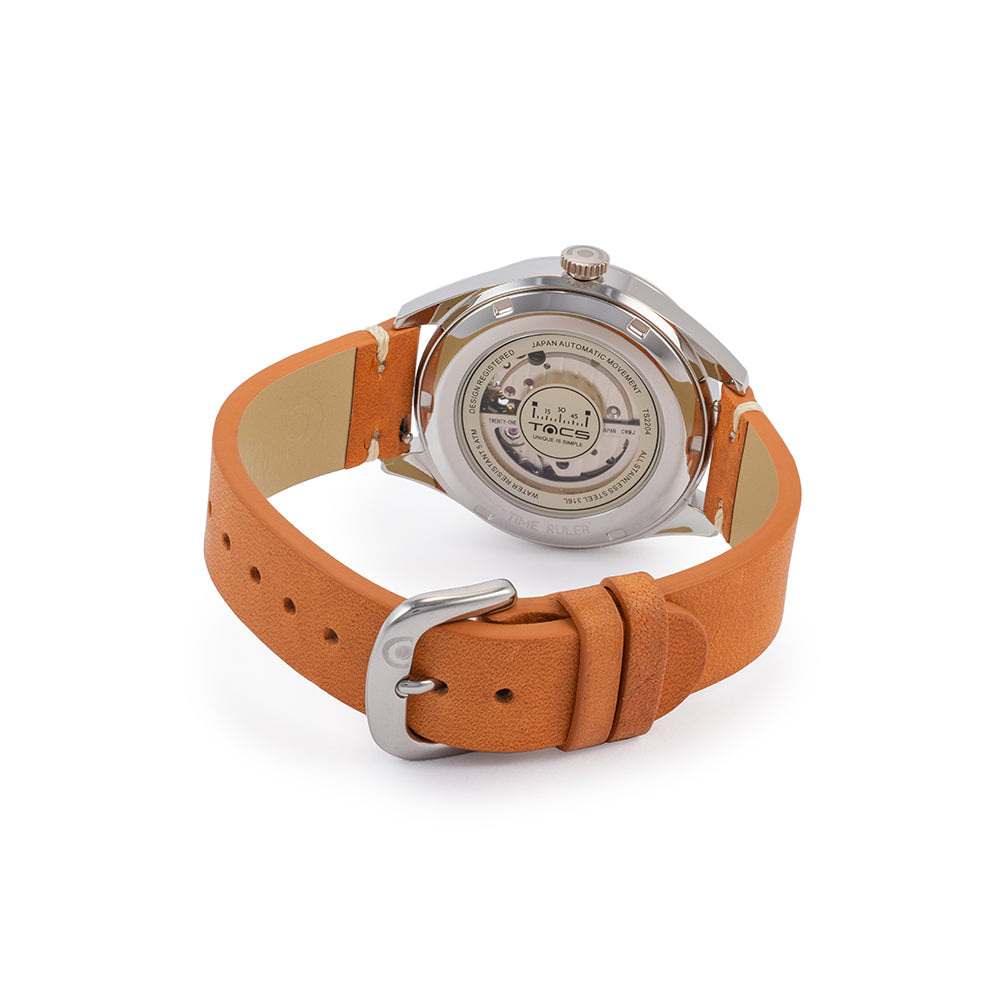 TACS TIME RULER TS2204B 2針自動巻き腕時計 タックス 腕時計 メンズ