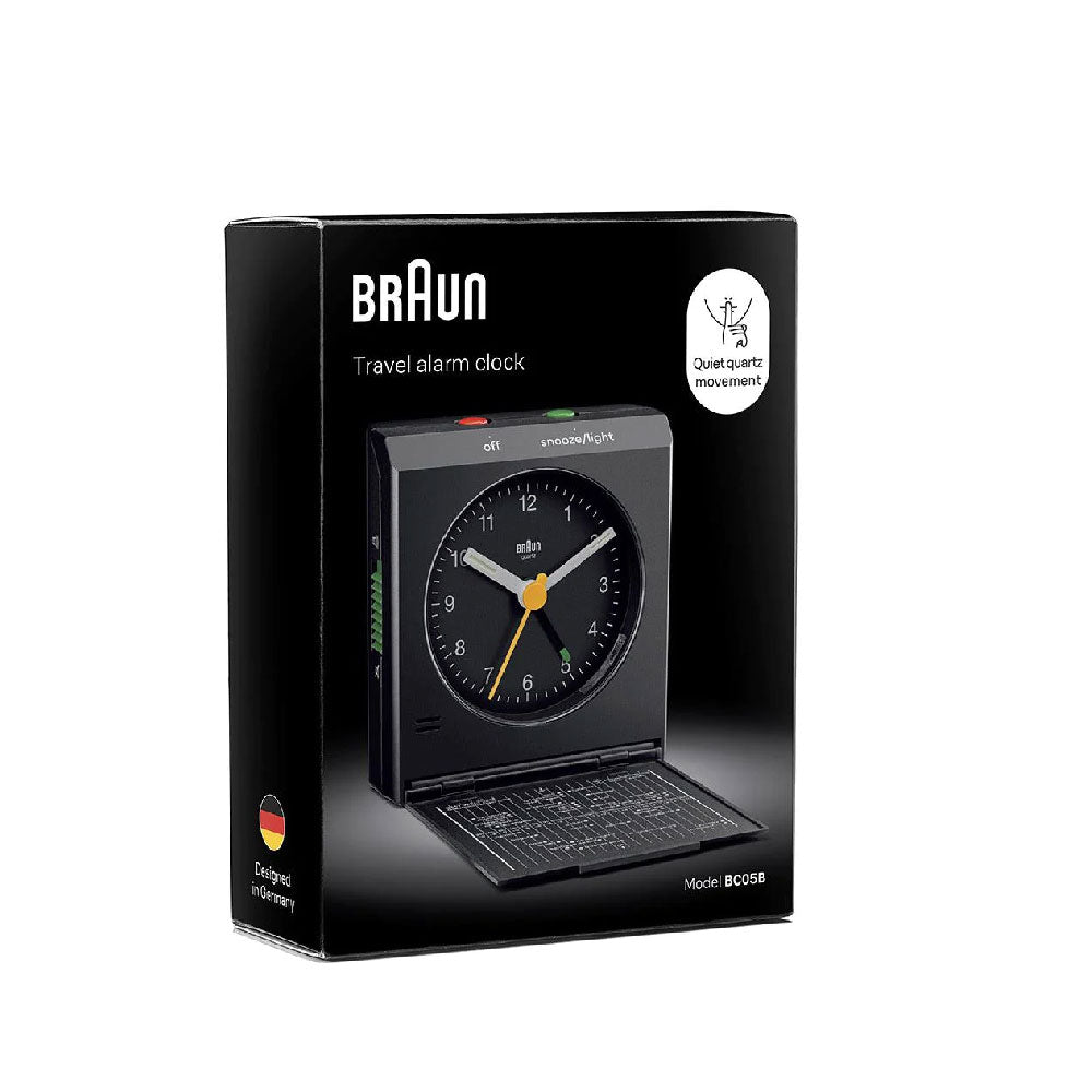 BRAUN BC05 Travel Alarm Clock BC05B (ブラック) – 東京ウォッチスタイル
