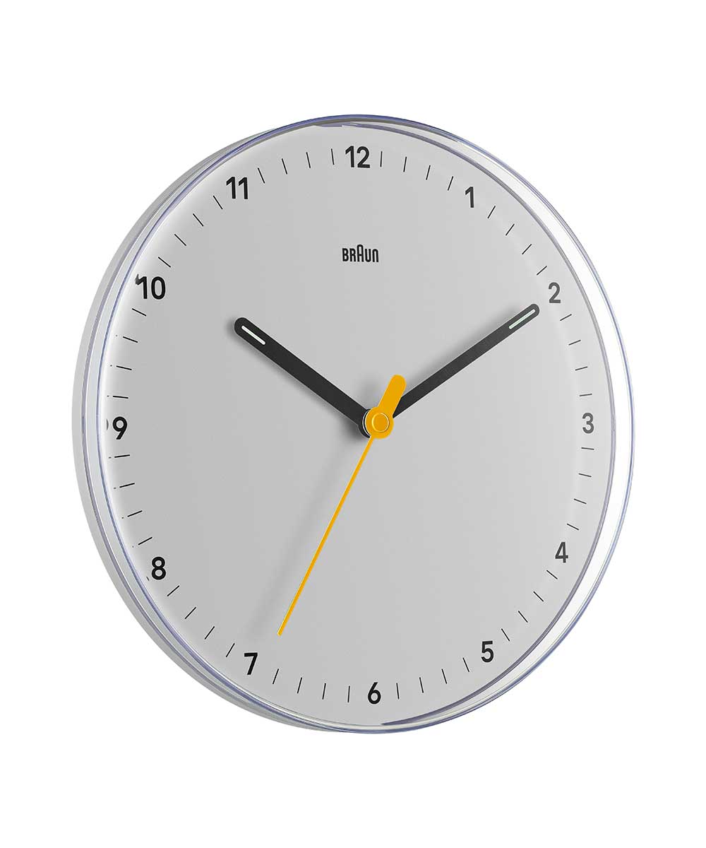 BRAUN WALL CLOCK WHITE BC26W ブラウン 掛け時計 – 東京ウォッチスタイル