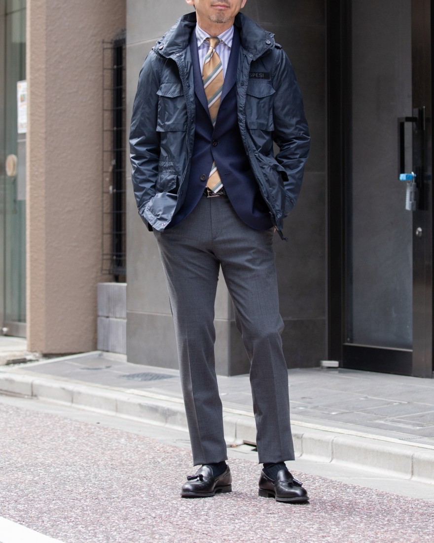 M-65 ナイロン パッカブル ブルゾン【MINIFIELD VENTO/SLIM FIT
