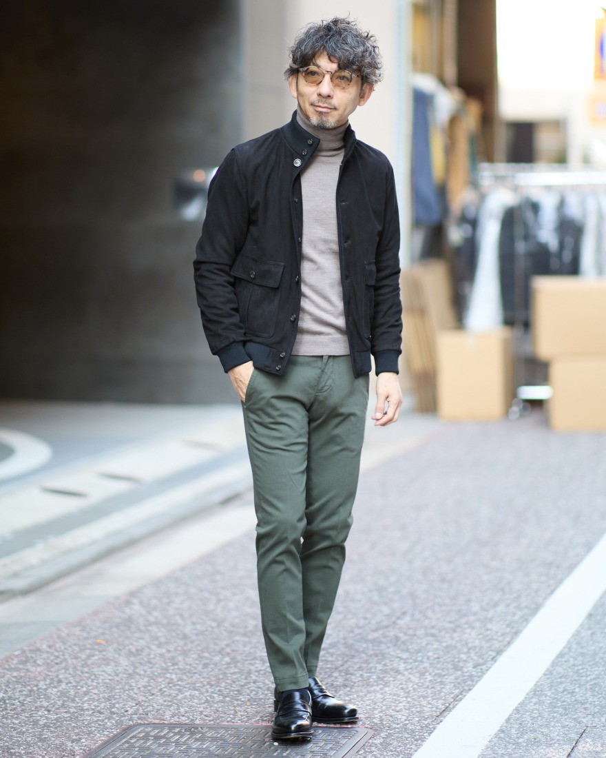 スエードレザーブルゾン【VALSTARINO/JPN SLIM FIT】｜VALSTAR