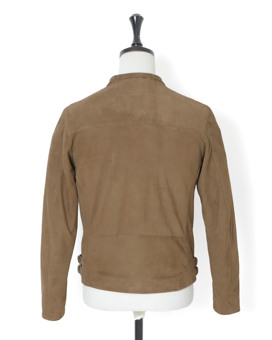 ゴートスエード スタンドカラー ダブルライダース【STAND COLLAR