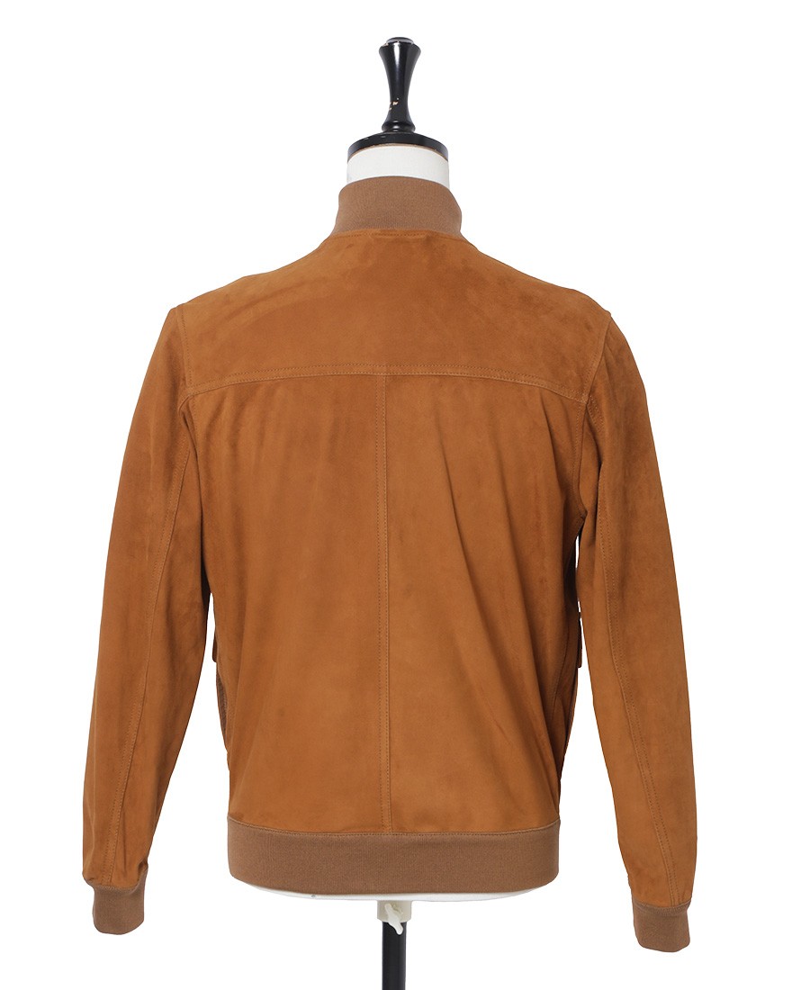 スエードブルゾン（アンラインド ）【VALSTARINO/REGULAR FIT