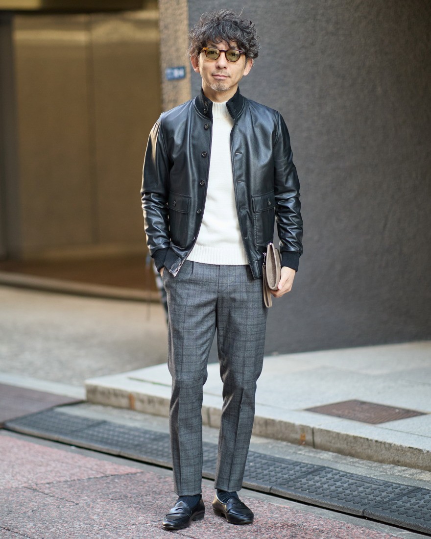 ナッパレザーブルゾン【VALSTARINO（LINED）/REGULAR FIT】｜VALSTAR