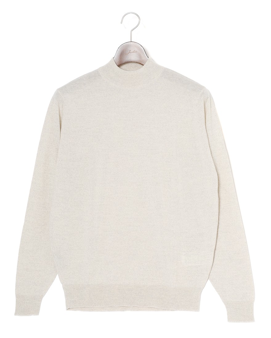 30G ロングスリーブモックネックニット【KILDAY/MODERN FIT】｜JOHN