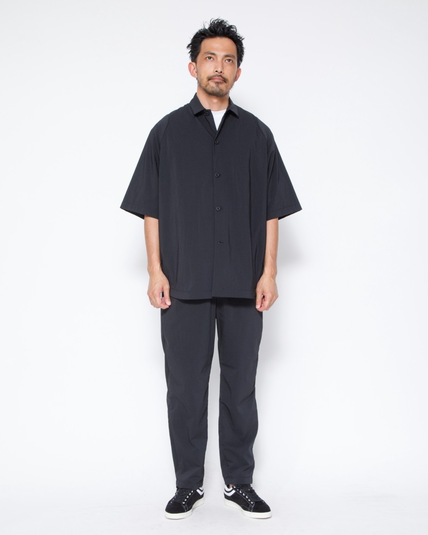 ナイロンストレッチシャツ【CARTRIDGE SHIRT S/S DR】｜TEATORA