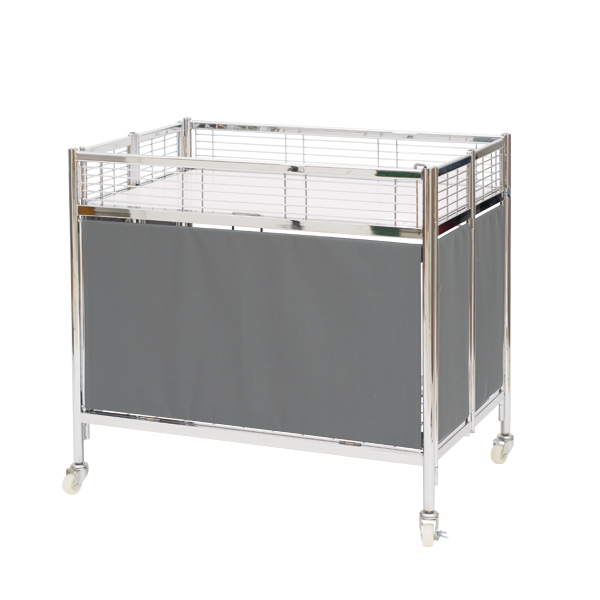 中折れ式ワゴン グレー W900 店舗用品 陳列什器 販売ワゴン セール