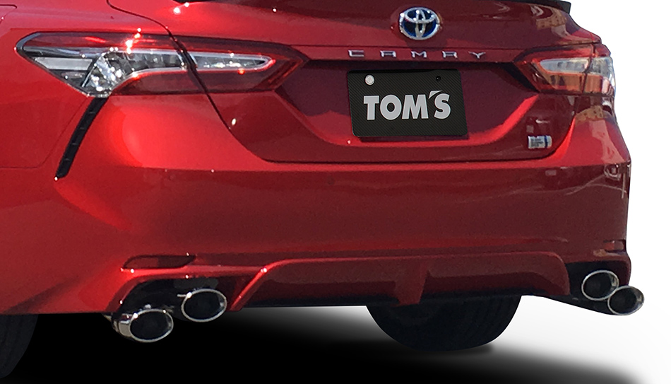 新型カムリ（AXVH70）WSグレード用、標準バンパー及び トムス製リヤ