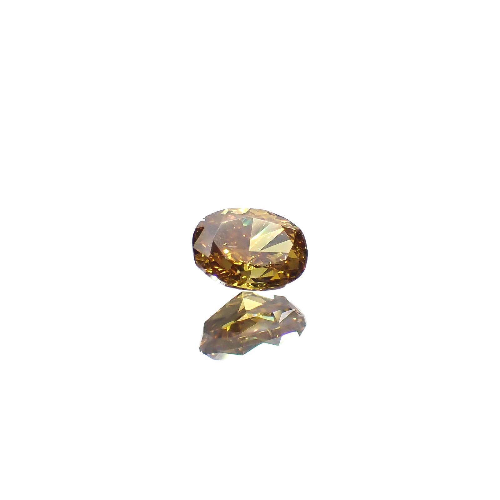 イエローダイヤモンド SI-1 | FANCY DEEP BROWNISH ORANGE YELLOW(宝石