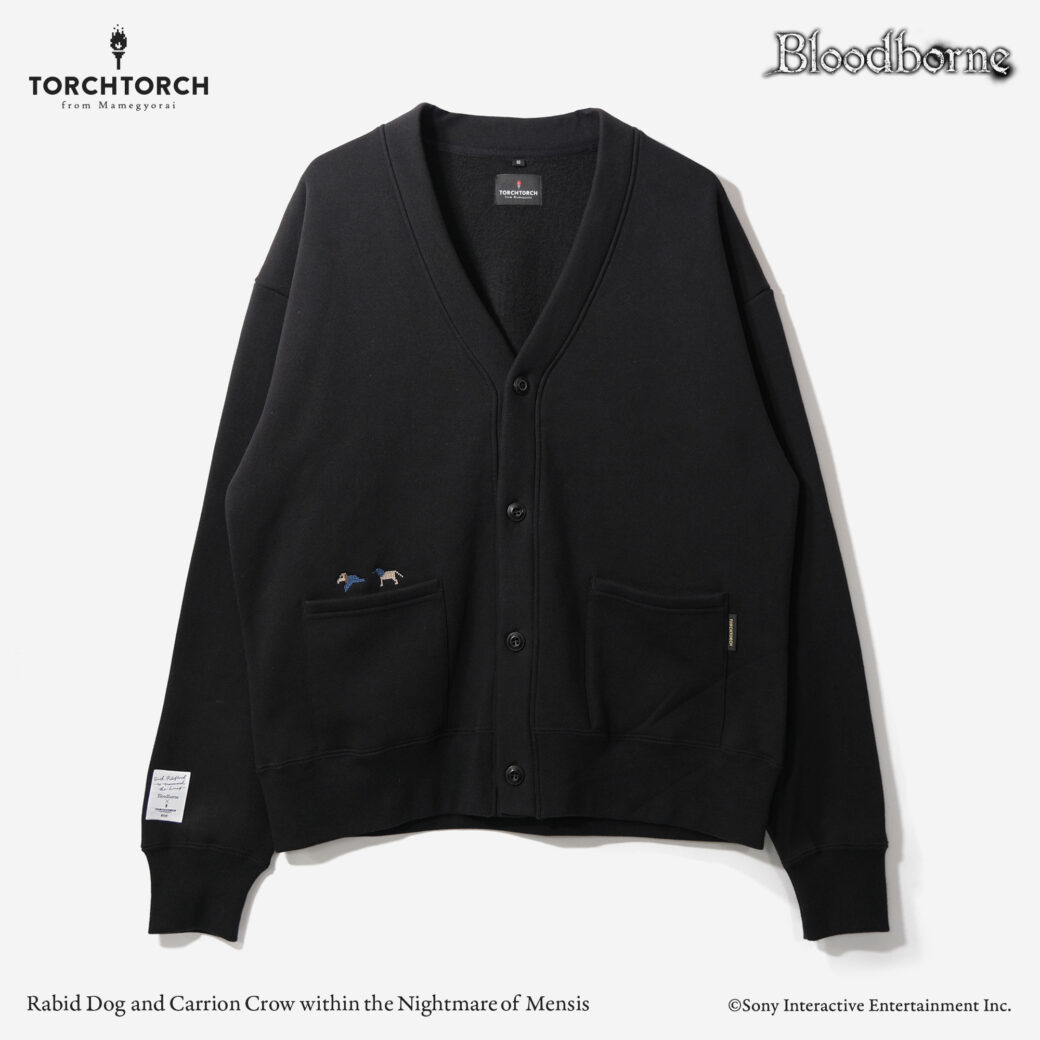 メンシスの悪夢の狂犬と屍肉カラス スウェットカーディガン | TORCH TORCH