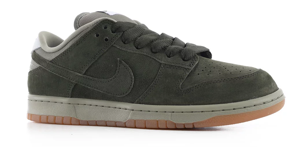 Nike SB Dunk Low Pro B Skate Shoes - sequoia/sequoia-light army