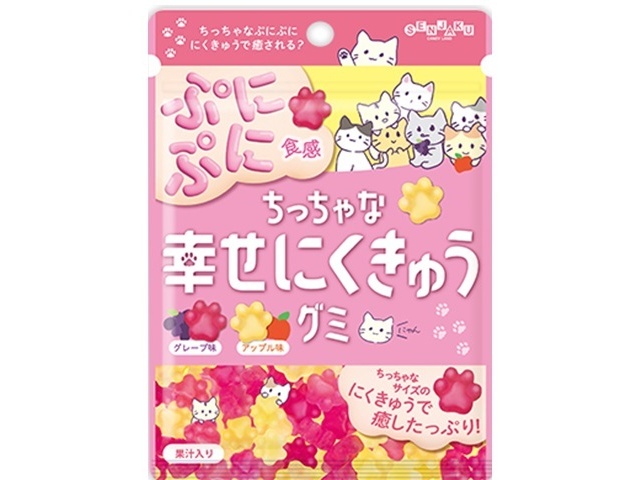 扇雀飴 ちっちゃな幸せにくきゅうグミ 70g (4901650228676) の仕入れ
