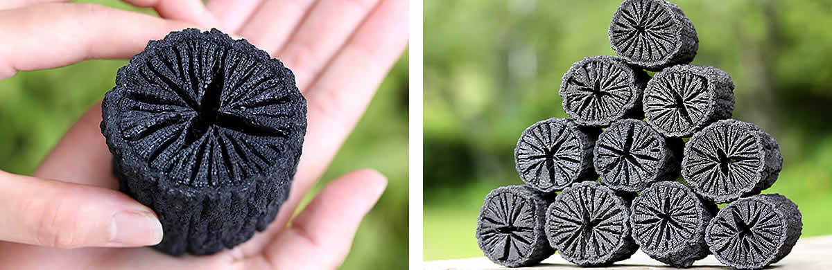 菊炭10個セット | 虎斑竹専門店 竹虎