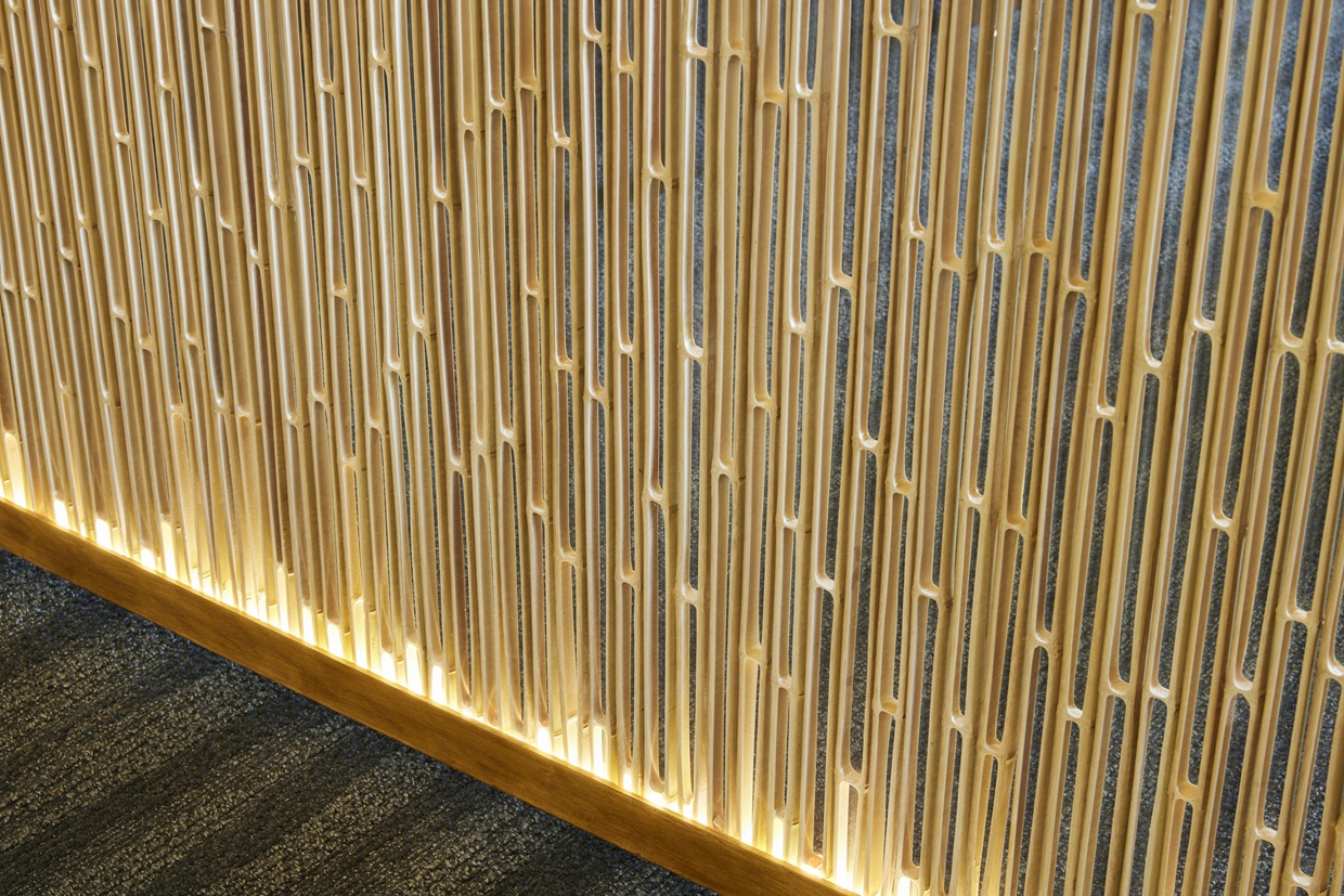 晒竹柾割加工品 両面サンダー仕上【きのえ温泉 ホテル清風館】 | 竹六