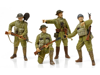 タミヤ ミリタリーコレクション 1/35 WWI イギリス歩兵・小火器セット