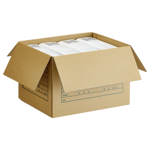 たのめーる】TANOSEE A式文書保存箱 A4・B4用 内寸:W400×D330×H300mm 1