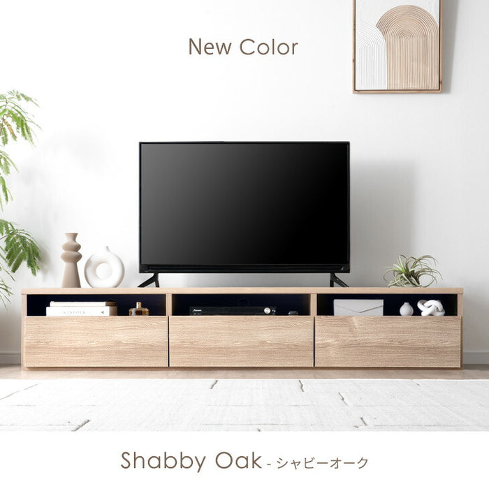 幅180cm］テレビ台 日本製 収納 完成品 ロータイプ モルタル調 テレビ