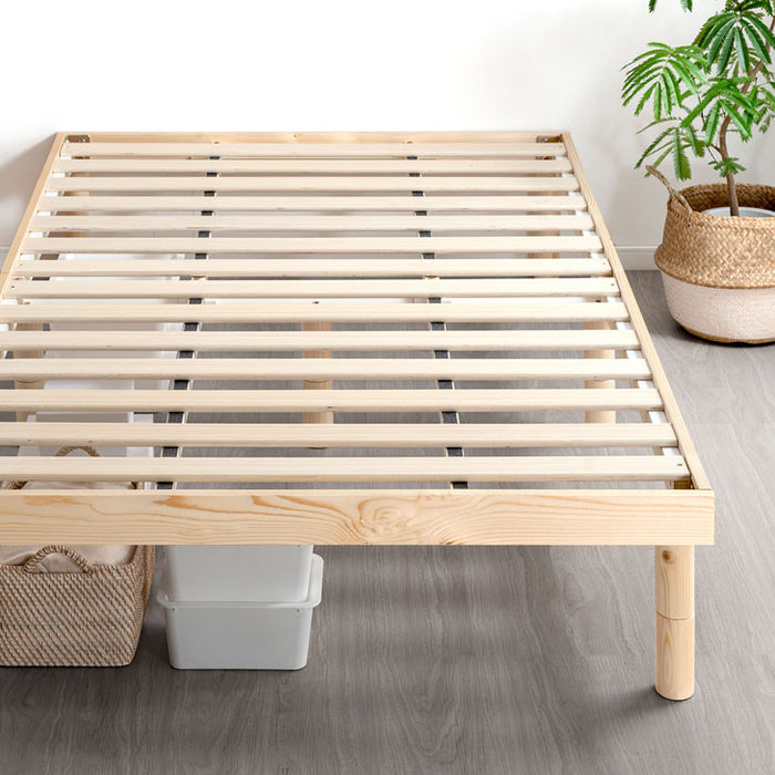 ≪累計80万台突破≫ [シングル] 北欧パイン すのこベッド ベッド