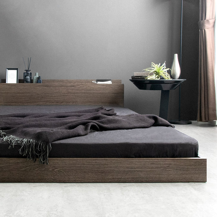 シングル］ベッド フレーム 単品 木製 USB・2コンセント&スマホ