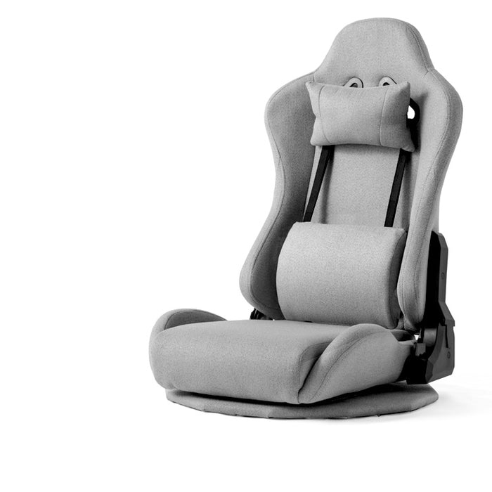 一人用 ゲーミング座椅子 回転式 ファブリック ハイバック