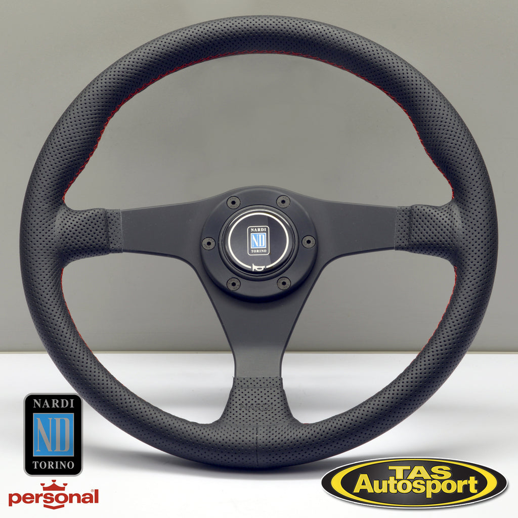 Nardi Gara 3/0 Leather Red Stitching 350mm Steering Wheel – Tas