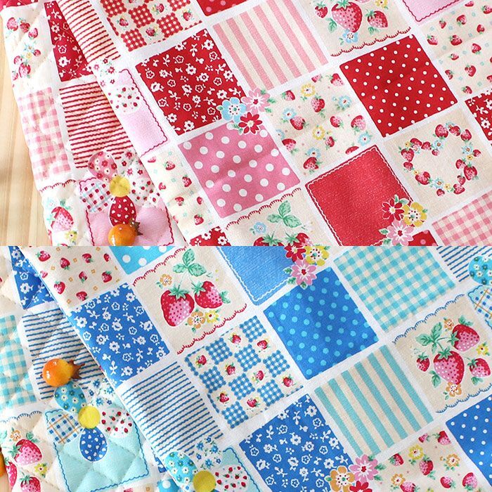 ○アウトレット サイズ変更不可○ストロベリーパッチ【巾着袋3点セット