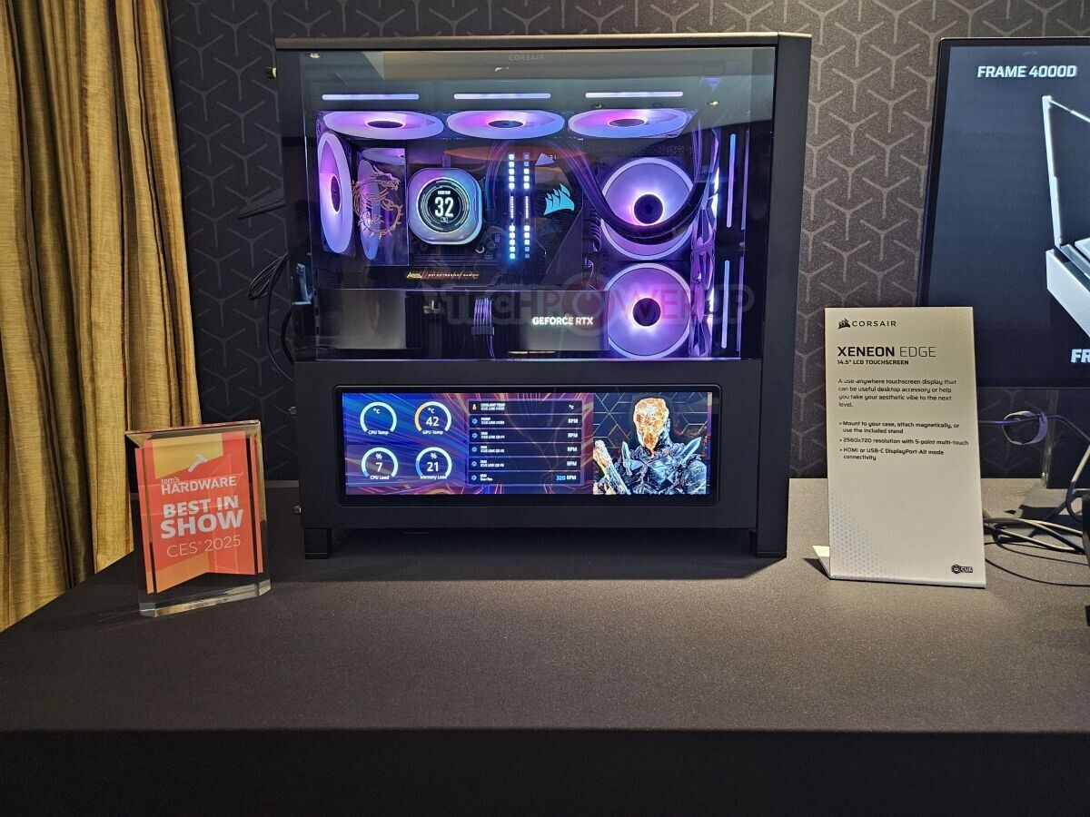 Corsair Xeneon Edge Touchscreen is Your Monitor's Copilot