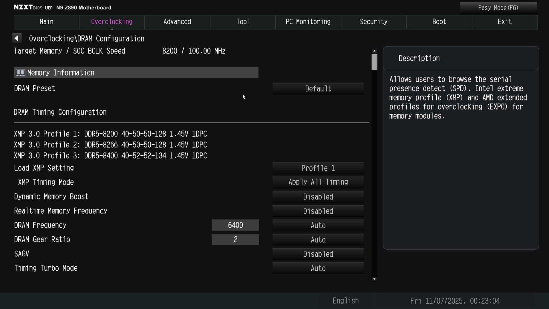 NZXT N9 Z890 Review - BIOS Overview | TechPowerUp