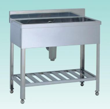 株式会社テラオカ / [10-1104-10] ステンレス製1槽シンク(600×450×800