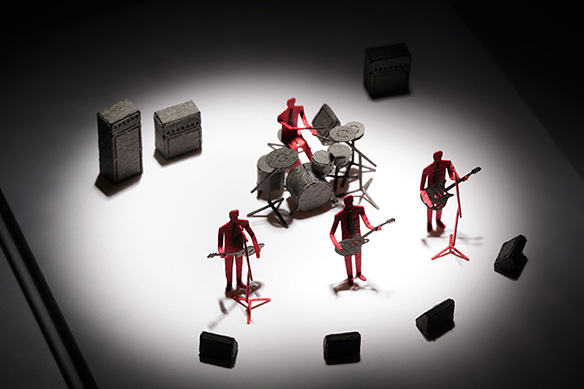 1/100建築模型用添景セット No.37 ロックスター編 - 製品リスト