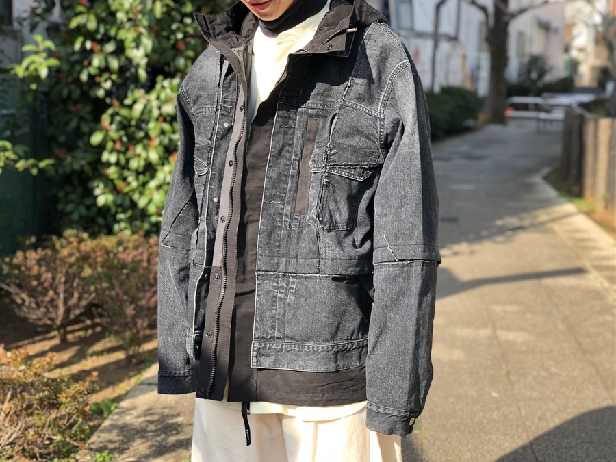 sacai/サカイ】より21AWアイテムデニム ドッキングブルゾンが買取入荷