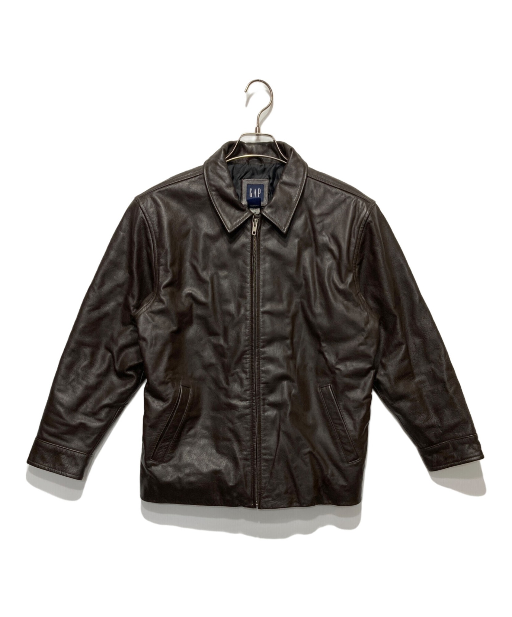 GAP / ギャップ】オールドレザージャケット | 90sの空気感を纏う、エモ