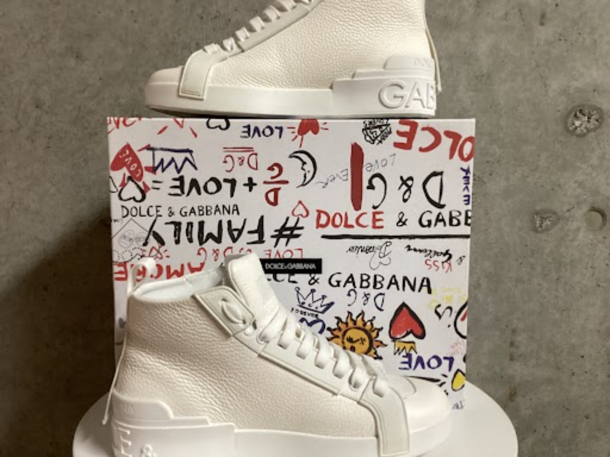 DOLCE ＆ GABBANA/ドルチェ＆ガッバーナ】ハイカットスニーカーを買取