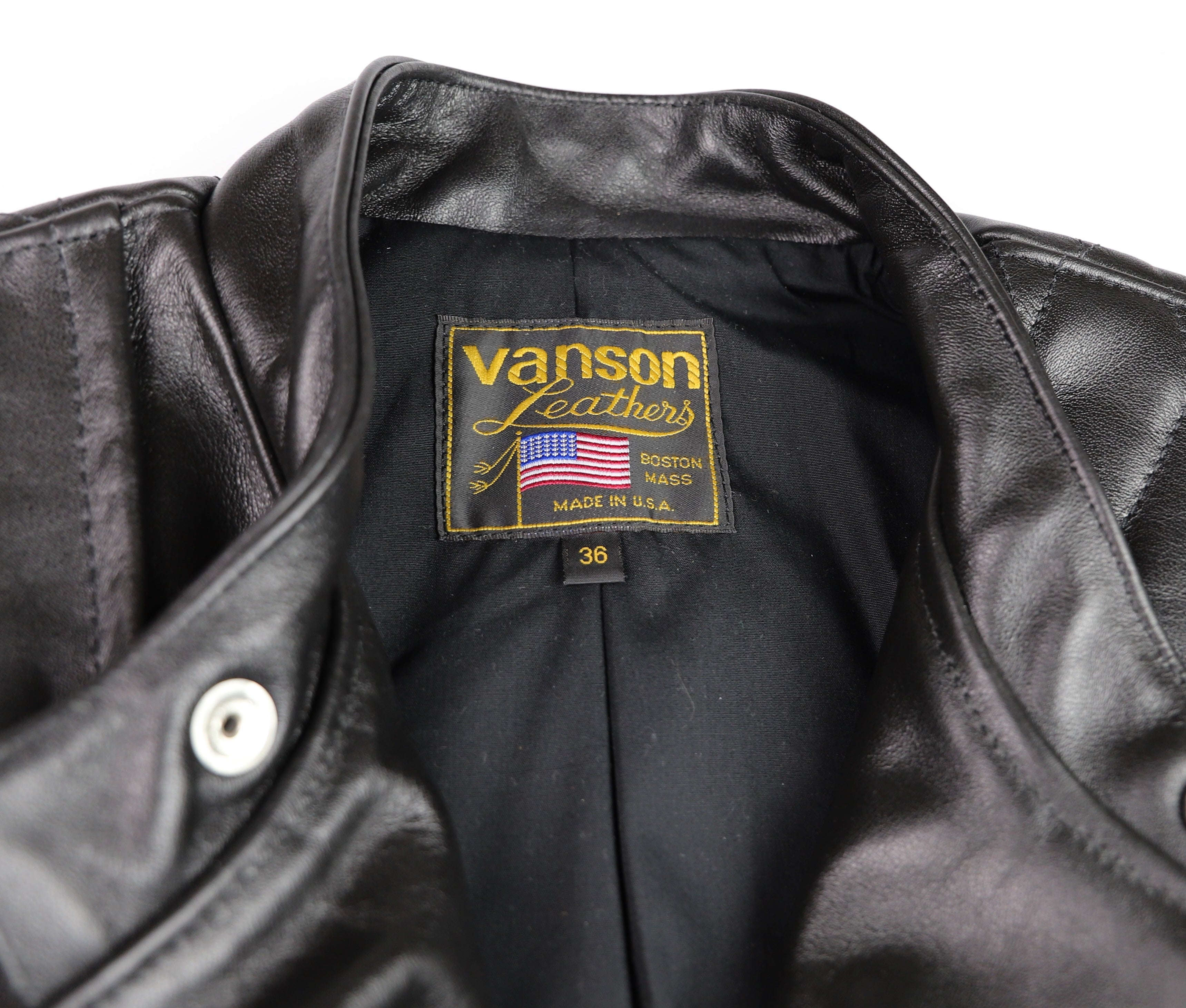 Vanson Chopper Jacket, size 36 – Thurston Bros Rough Wear LLC