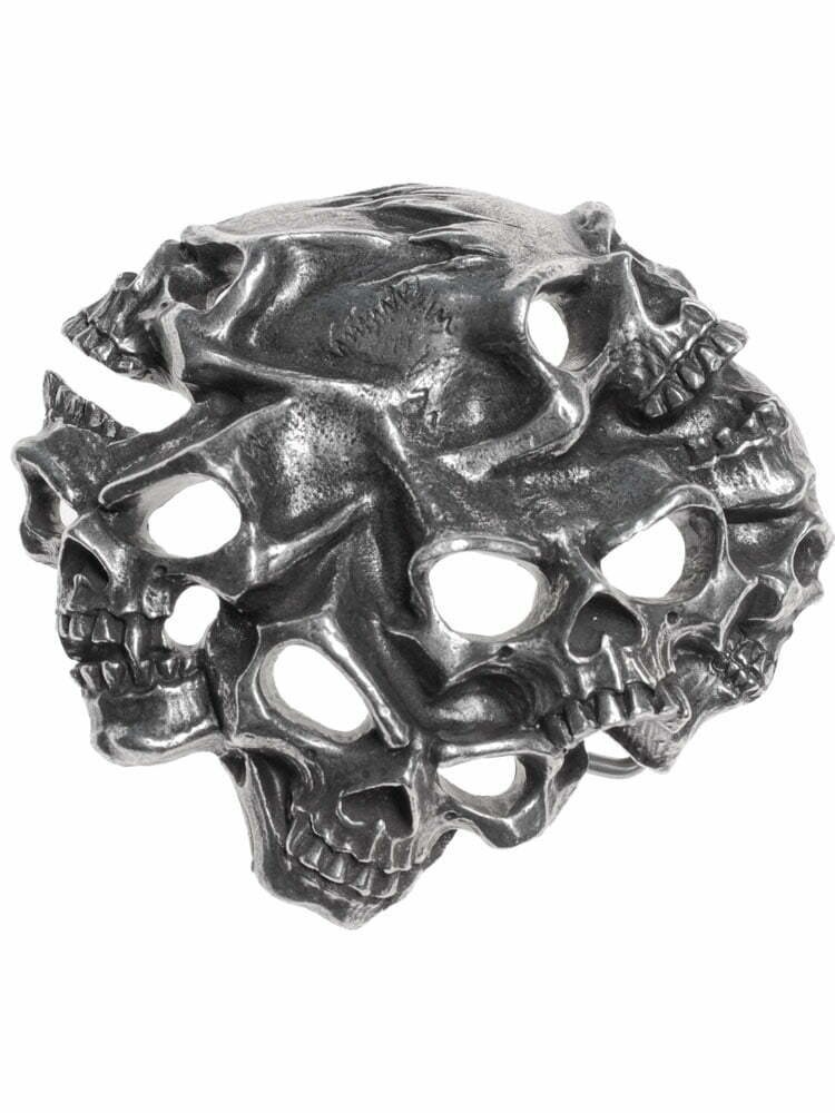 Gestald Skulls belt buckle by Alchemy Gothic