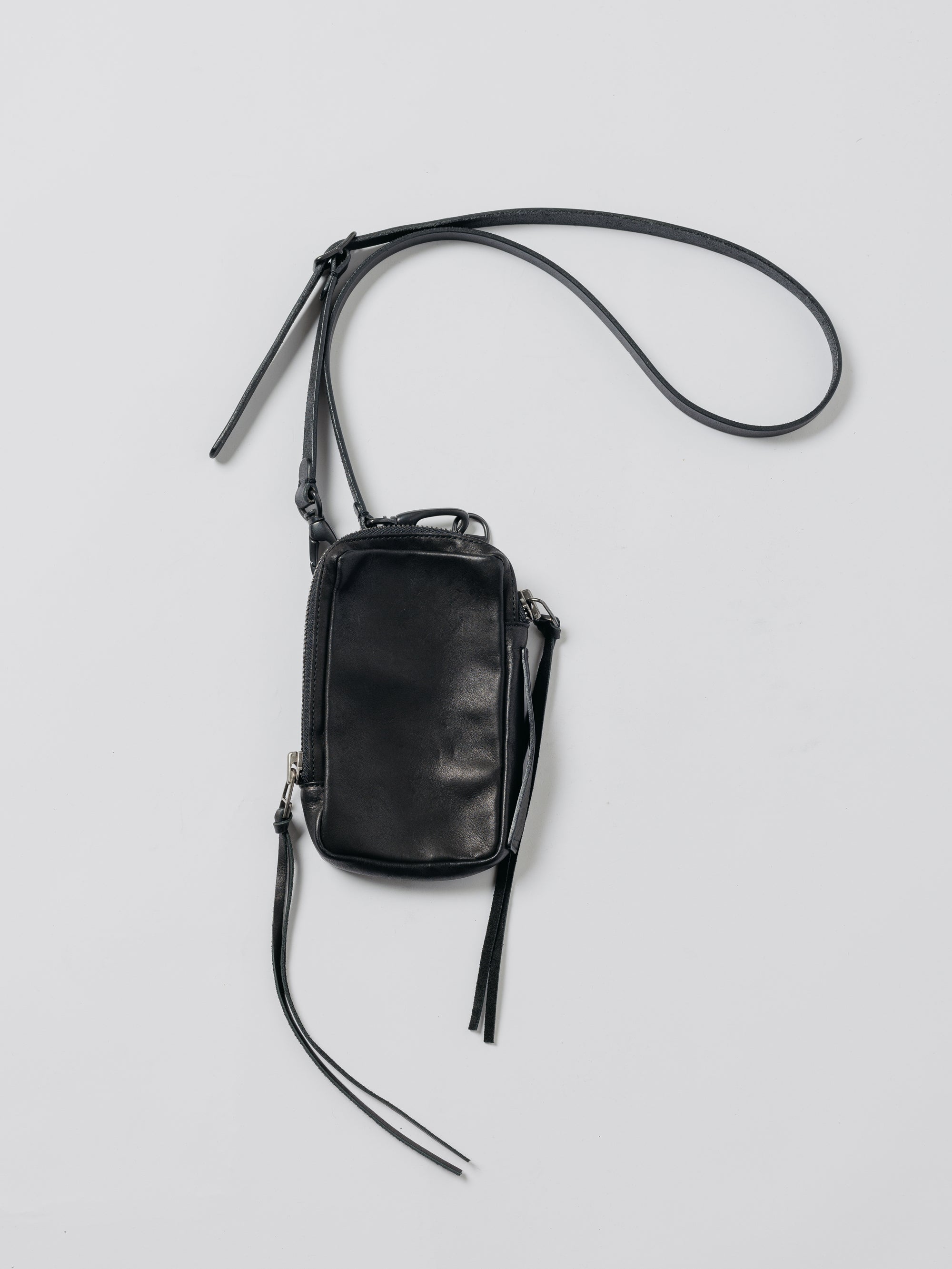 THE VIRIDI-ANNE （ザ ヴィリディアン）TVA 23FW LEATHER NECK POUCH